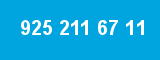925 211 67 11 925 211 67 11
